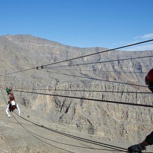 Jebel Jais Zipline from Dubai