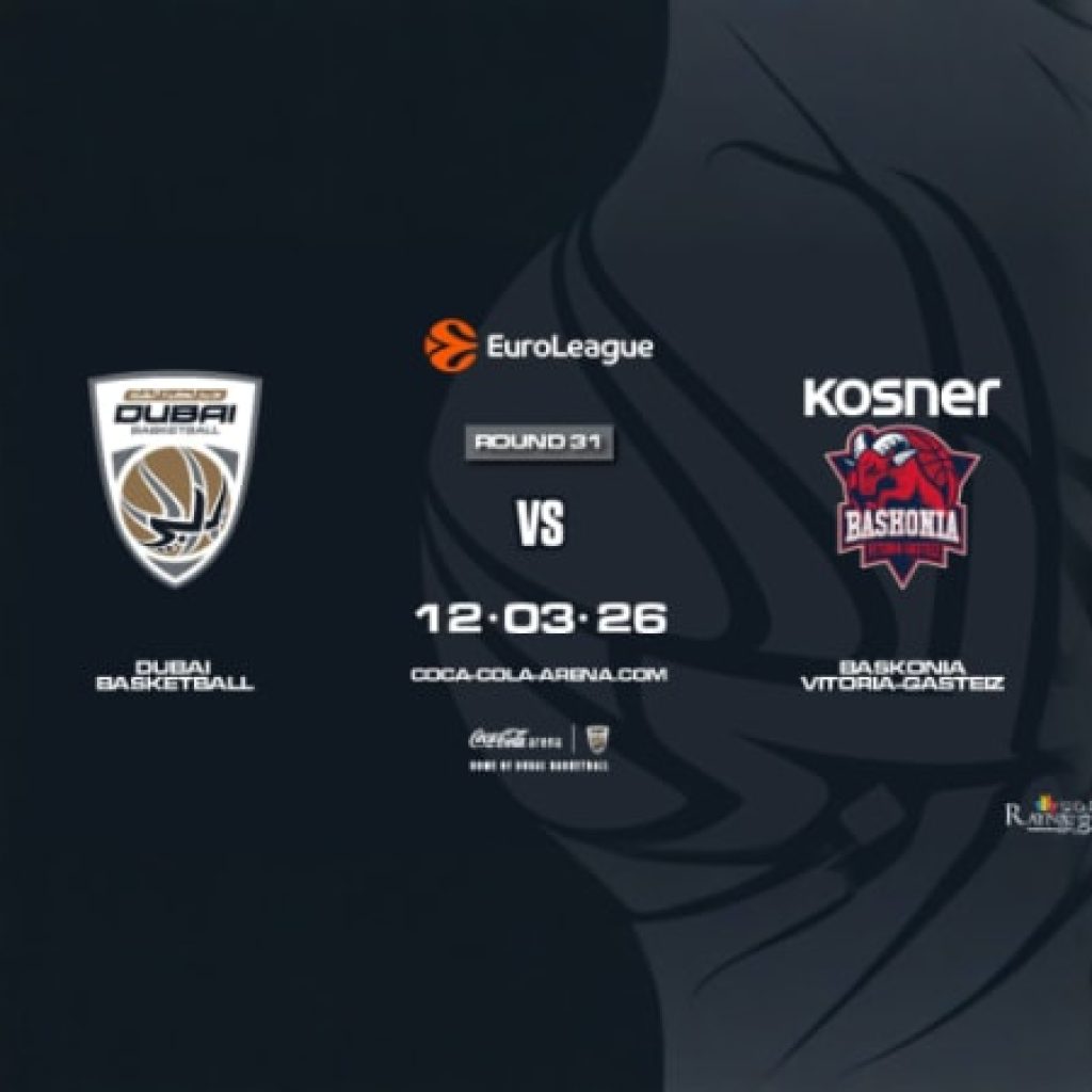 DUBAI BASKETBALL VS KOSNER BASKONIA Dubai Basketball