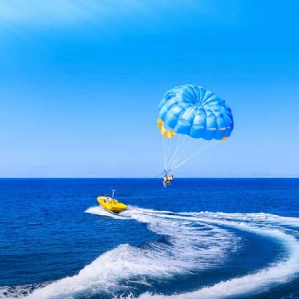 Parasailing at Cenang Beach