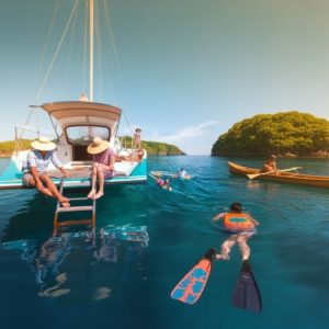 Phi Phi Island tour on Catamaran