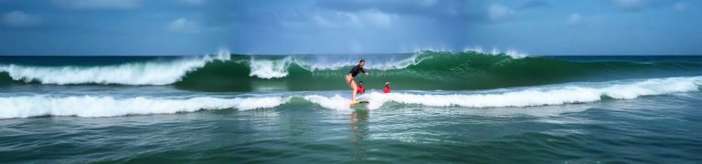 Surfing Lesson at Kuta Beach