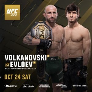 UFC 333 Fight Night In Abu Dhabi